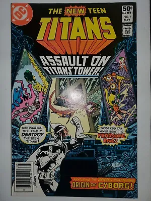Buy New Teen Titans #7 1981 DC Comics Death Silas Stone / Cyborg Origin VF Newsstand • 5.53£