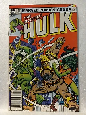 Buy Incredible Hulk # 282 Font And Back Cover Wrinkled  • 11.86£