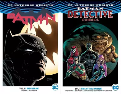 Buy Trade Paperback Lot: Batman & Batman: Detective Comics Vol 1 (DC Comics) Rebirth • 7.19£