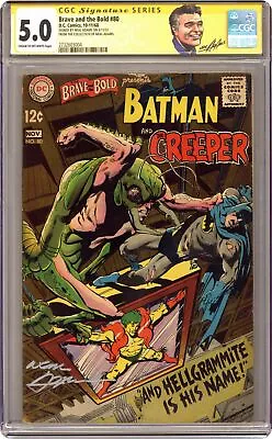 Buy Brave And The Bold #80 CGC 5.0 SS Neal Adams 1968 2732603004 • 683.88£