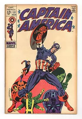 Buy Captain America #111 GD/VG 3.0 1969 • 38.38£