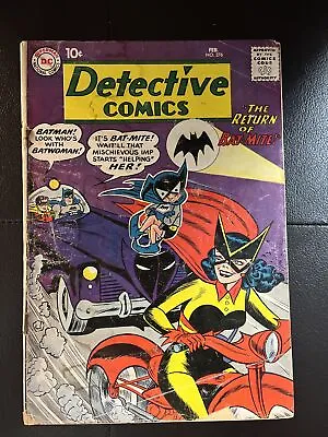 Buy Detective Comics 276 Return Of Bat-Mite Batman, Batwoman, Martian Manhunter 1960 • 96.51£