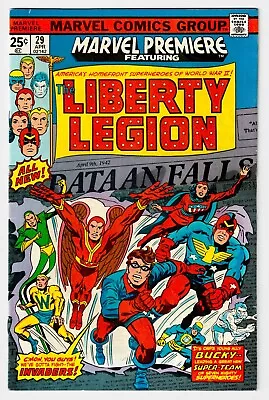 Buy Marvel Premiere -The Liberty Legion, Issue #29,  1976. 2 Books Available • 5.51£