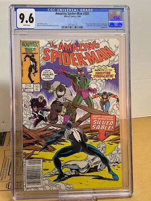 Buy Amazing Spider-Man #280 CGC 9.6 NEWSSTAND, White Pages, Franz & Defalco  (1986) • 55.97£