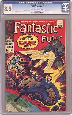 Buy Fantastic Four #62 CGC 8.5 1967 1105409001 • 170.78£