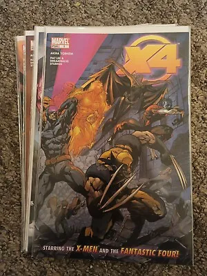 Buy X-men X4 #1-5 Marvel Comics X-men & The Fantastic Four X-4 Set (5) • 12£