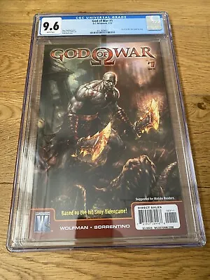 Buy GOD OF WAR 1 9.6 CGC GRADED COMIC BOOK 1st APP KRATOS PLAYSTATION 1st Print • 150£