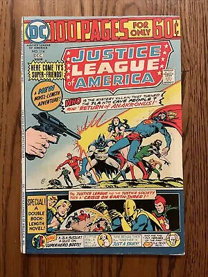 Buy Justice League Of America #114 (DC Comics 1974) The Return Of Anakronus! VF/FN • 8.03£