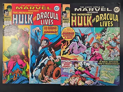 Buy The Mighty World Of Marvel Starring Hulk #248 & #249 Marvel Uk 1977 • 0.99£