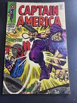 Buy Captain America # 108 - 1968 Target: The Trapster Lee And Kirby, Avengers • 5.61£