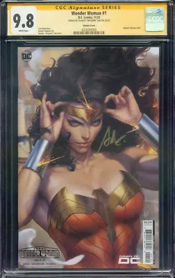 Buy Wonder Woman 1 CGC SS 9.8 Artgerm Variant Cover 11/23 • 128.39£