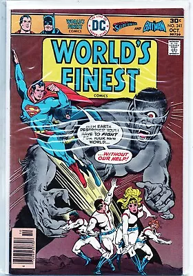 Buy DC Bronze Age Worlds Finest 241 1976 Rare VG/FN 6.0 Comic Key Mid Grade Batman • 4.99£