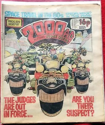 Buy 2000AD Prog 229 2nd Rogue Trooper Judge Dredd Comic And Comic Bag 12 9 1981 (g . • 7.24£