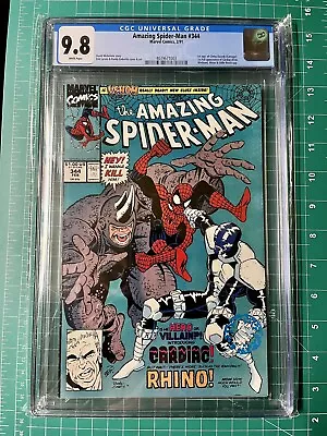 Buy Amazing Spider-Man #344 CGC 9.8 1st Appearance Cardiac Cletus Kasady Carnage 🔥 • 99.50£