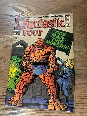 Buy Fantastic Four #51 - Marvel Comics - 1966 • 26.95£