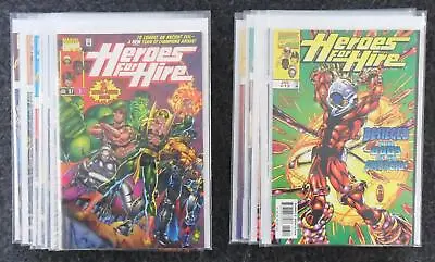 Buy 12x Heroes For Hire Vol. 1 (1997) Various Numbers - Marvel Comics USA - Z. 1 • 48.09£