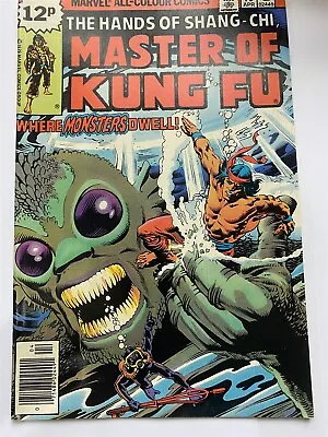 Buy SHANG-CHI : MASTER OF KUNG-FU #75 Marvel Comics UK Price 1979 VF • 2.95£