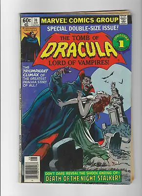 Buy Tomb Of Dracula, Vol. 1 #70 • 10.24£