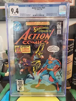 Buy Action Comics #521 CGC 9.4 1st Appearance Vixen DC 1981 • 114.37£