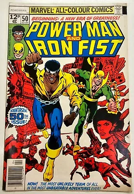 Buy Bronze Age Marvel Comics Power Man & Iron Fist Key Issue 50 Higher Grade VG/FN • 1.60£