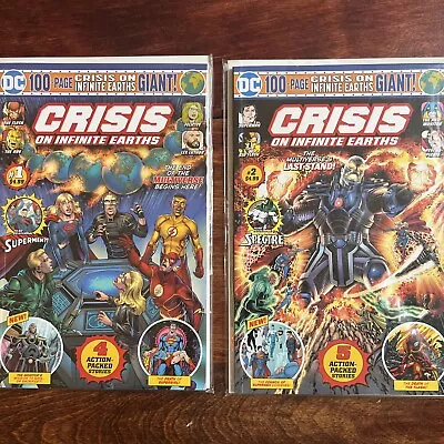 Buy Crisis On Infinite Earths 100 Page Giant #1 & #2 Comic DC 2020 Flash Superman • 11.82£