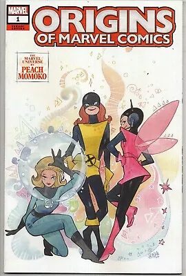 Buy Origins Of Marvel Comics (2023) 1 NM/NM- Peach Momoko Variant Cover • 1.99£