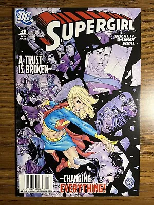 Buy Supergirl 31 Extremely Rare Newsstand Variant Brad Walker Cover Dc Comics 2008 • 15.77£