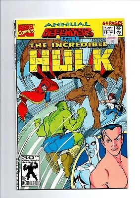 Buy The Incredible Hulk #18,  The Return Of The Defenders Part 1,  Annual,  1992 • 5.69£