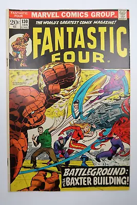 Buy Fantastic Four #130 2nd Appearance Of Thundra 1973 Bronze Age Marvel Comics F/VF • 17.99£