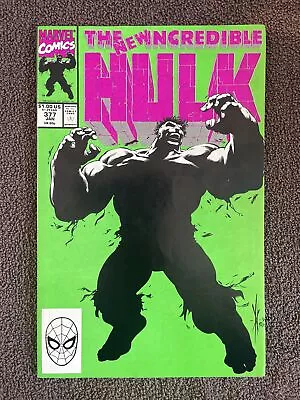 Buy THE INCREDIBLE HULK #377 (Marvel, 1991) David & Keown ~ Ringmaster & Doc Samson • 7.99£
