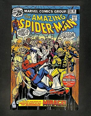 Buy Amazing Spider-man #156, FN 6.0, Betty Brant Wedding; 1st Mirage; MVS Intact • 10.69£