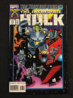 Buy The Incredible Hulk 413 Gary Frank Key 1st App ARMAGEDDON DC V 1 Avengers X Men • 3.22£