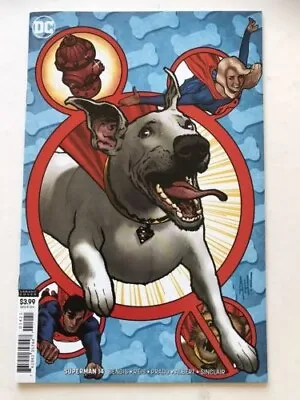 Buy Superman #14 Adam Hughes Variant Cover (2019) DC Comics Gold Lantern Monster Boy • 7.99£