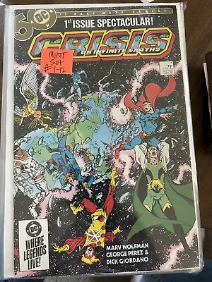 Buy Crisis On Infinite Earths 1 12 DC Comics LOT George Perez NM KEY! HOT! • 86.76£