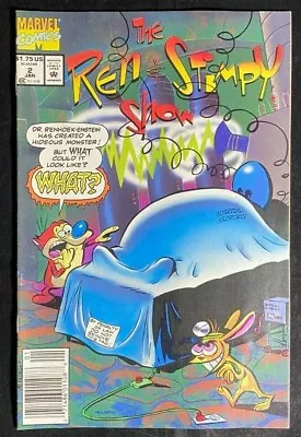 Buy The Ren & Stimpy Show #2 Jan 1993 MARVEL COMICS Dan Slott FRANKENSTIMPY - GREAT • 8.39£