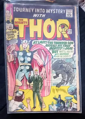 Buy Journey Into Mystery With Thor # 113 Super Silver Age 1960s Marvel Comic • 35.95£