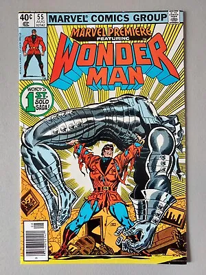 Buy Marvel Premiere #55 - 1st Wonder Man Solo Story - Newsstand(1980) Marvel 50% Off • 11.21£