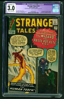 Buy Strange Tales #110 CGC 3.0 First Doctor Strange, Ancient One & Wong Appearance • 1,039.34£