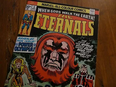 Buy The Eternals #5 (1976 Marvel Comics) UK Variant – Jack ‘King’ Kirby 1st Zuras • 14.99£