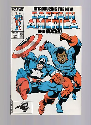 Buy Captain America #334 - 1st Lemar Hoskins As Bucky - High Grade • 11.85£