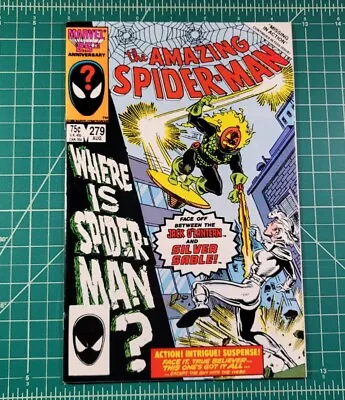 Buy Amazing Spider-Man #279 (1986) 1st Silver Sable Cover 3rd App Marvel Frenz VF+ • 16.08£