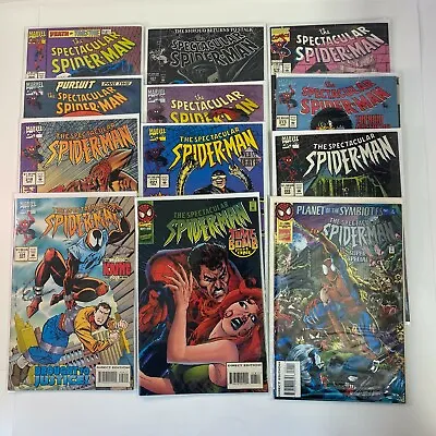 Buy The Spectacular Spider-man-comic Book Lot- 204,207,210-213,218,221,222,224,228 • 23.98£