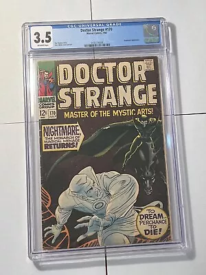 Buy Doctor Strange #170 CGC 3.5 -  1968 Silver Age Marvel - 1st Nightmare Cover • 31.67£