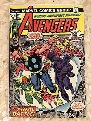 Buy Avengers #122 Marvel 1974 Vs Zodiac Cartel Black Panther Cover Thor Iron Man Cap • 14.29£