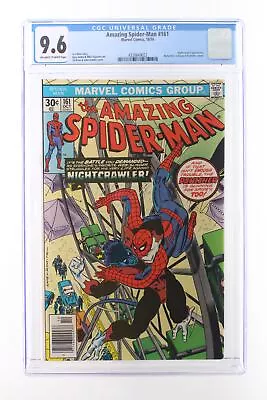 Buy Amazing Spider-Man #161 - Marvel Comics 1976 CGC 9.6 Nightcrawler Appearance. Wo • 130.45£