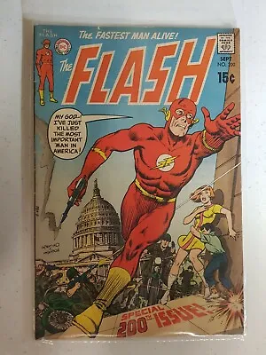 Buy The Flash #200 Bronze Age Comic September DC Vintage Comic Book Special Issue • 20.01£