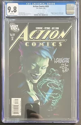 Buy Action Comics #835 CGC 9.8 WHITE PAGES! 1ST LIVEWIRE IN CONTINUITY! 🔥🔑 • 80.05£