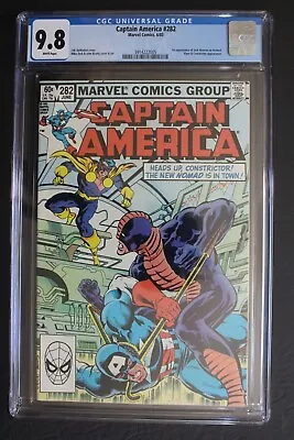 Buy Captain America #282 1st Jack Monroe As NOMAD 1st Print FALCON 1983 ZECK CGC 9.8 • 117.48£