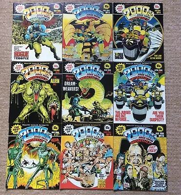 Buy The Best Of 2000AD Monthly X9. No.2,3,4,5,6,7,8,9,11. (1985-86). Good Conditions • 9.99£