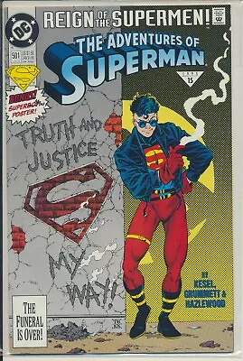 Buy The Adventures Of Superman #501 Comic Book - DC Comics • 1.98£